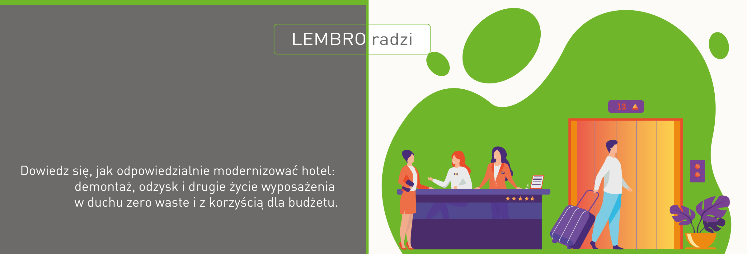 Drugie życie hotelu: jak odpowiedzialnie wymieniać wyposażenie bez strat dla środowiska i budżetu